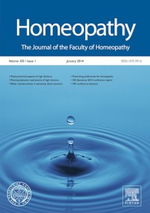 Homeopathy cover Jan 14